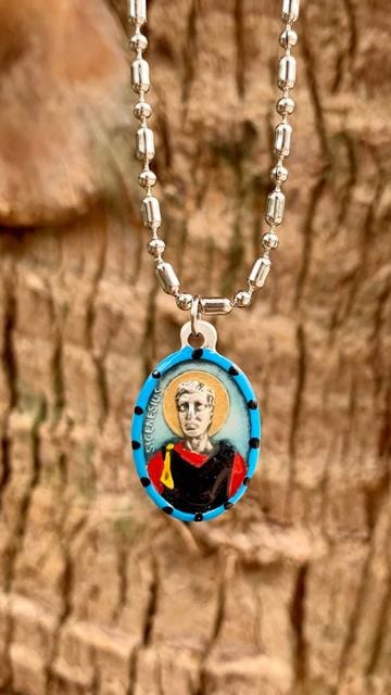 Saints for Sinners Saints for Sinners St. Genesius Hand Painted Medallion - Little Miss Muffin Children & Home