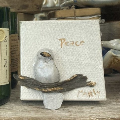 Dana Manly Art Dana Manly Art Bird Peace 4x4 - Little Miss Muffin Children & Home