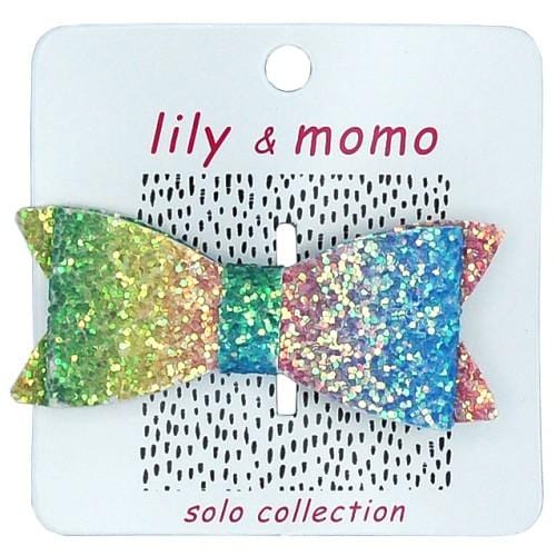 Lily And Momo Lily and Momo Glitter Bow Hair Clip - Little Miss Muffin Children & Home