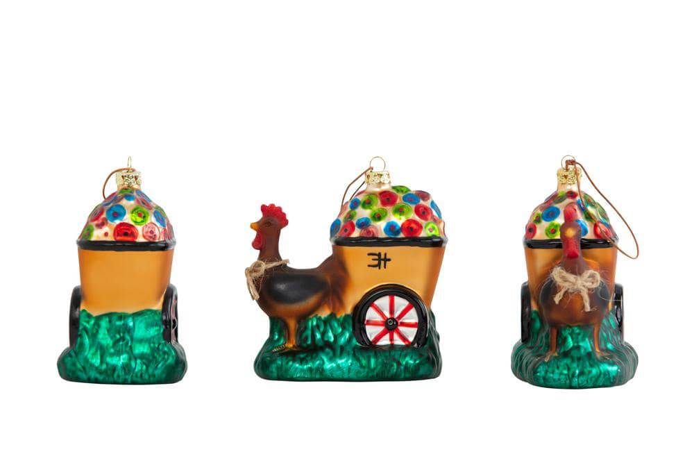 Clementine Hunter, Gitter Gallery - Clementine Hunter Gooster Hauling Flowers Figurine Ornament - Little Miss Muffin Children & Home