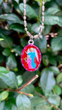 Saints For Sinners Saints For Sinners The Guardian Angel Hand Painted Medal - Little Miss Muffin Children & Home