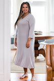 YAL - Yala Yala Haley Crossover Front 3/4 Sleeve Bamboo Nightgown HCG162 - Little Miss Muffin Children & Home
