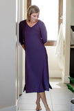 YAL - Yala Yala Haley Crossover Front 3/4 Sleeve Bamboo Nightgown HCG162 - Little Miss Muffin Children & Home