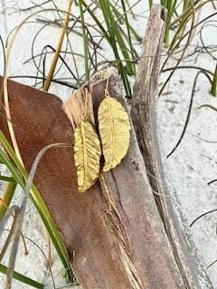 Carol Cassisa Carol Cassisa Plumes D'Or Earrings - Little Miss Muffin Children & Home