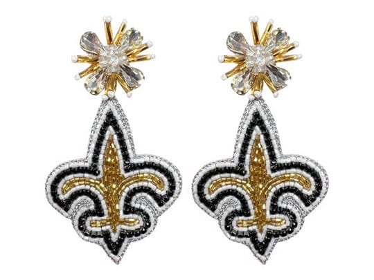 GDL - Golden Lily Golden Lily Fleur de Lis Earrings - Little Miss Muffin Children & Home