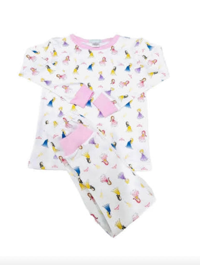 Lulu Bebe Lulu Bebe Girl Princess 2 Piece Pajamas - Little Miss Muffin Children & Home