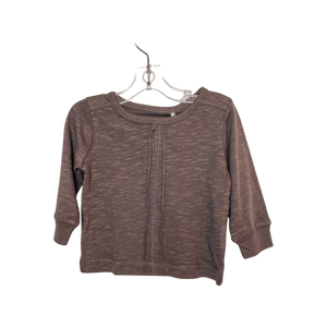 Oliver & Rain Brown Heathered Long Sleeve Top - Little Miss Muffin Children & Home