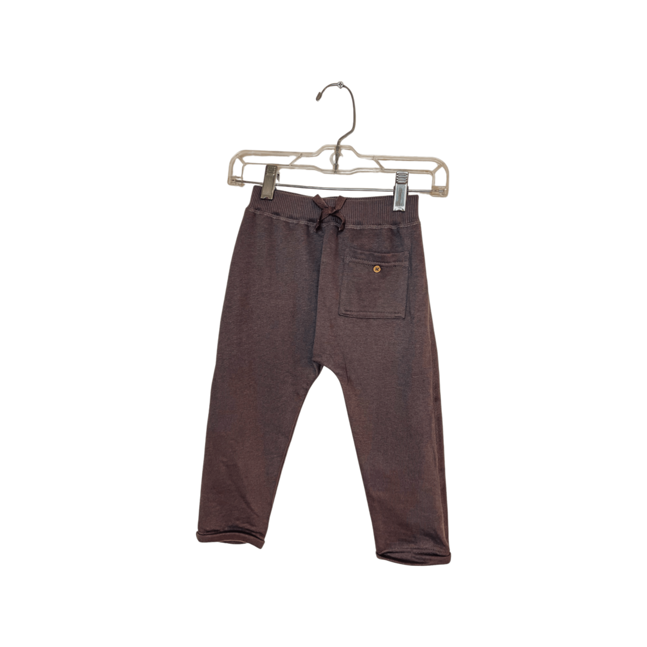 Oliver & Rain Brown Heathered Pocket Sweatpants - Little Miss Muffin Children & Home
