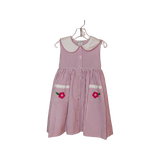 Vive La Fete Pink Striped Flower Pocket Dress - Little Miss Muffin Children & Home