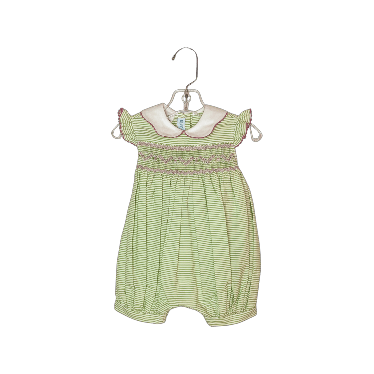 Vive La Fete Green Striped Long Wing Bubble - Little Miss Muffin Children & Home
