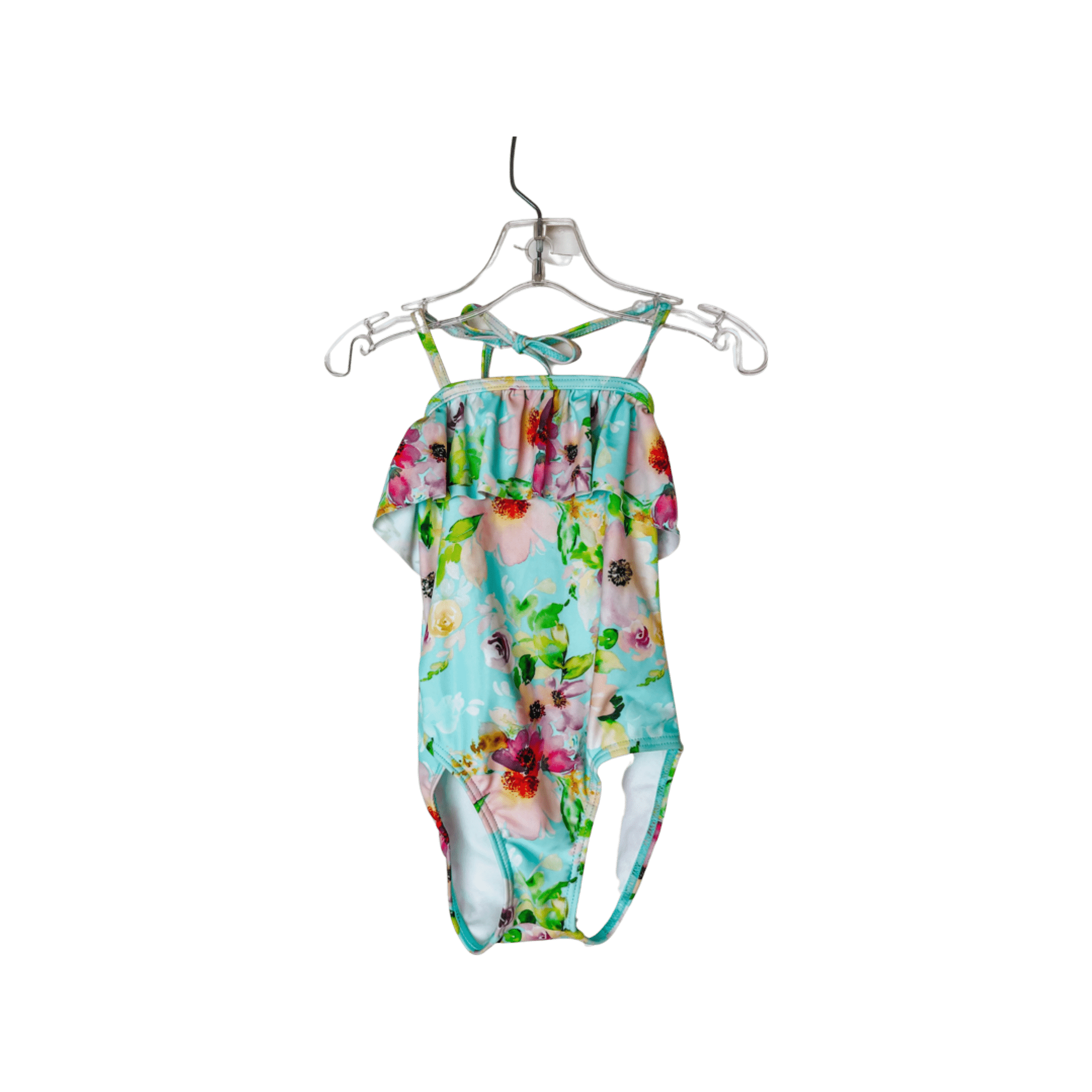 SNAPPER ROCK Watercolor Frill Halter Suit - Little Miss Muffin Children & Home