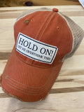 Vintage Life - Vintage Life  “Hold On Let Me Over Think This”  Distressed Trucker Cap - Little Miss Muffin Children & Home