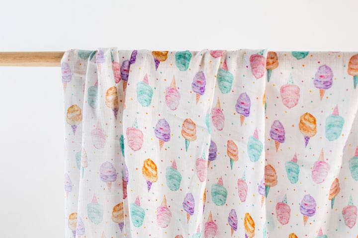 Nola Tawk Nola Tawk Sweet Celebration Muslin Swaddle Blanket - Little Miss Muffin Children & Home
