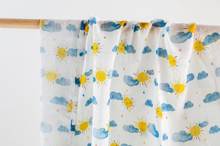 Nola Tawk Nola Tawk Muslin Swaddle Blanket You Are My Sunshine - Little Miss Muffin Children & Home
