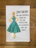 Sassy Talkin - Sassy Talkin "Girlfriends" Dish Towel - Little Miss Muffin Children & Home