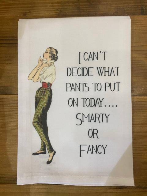 Sassy Talkin - Sassy Talkin "Smarty Pants" Dish Towel - Little Miss Muffin Children & Home