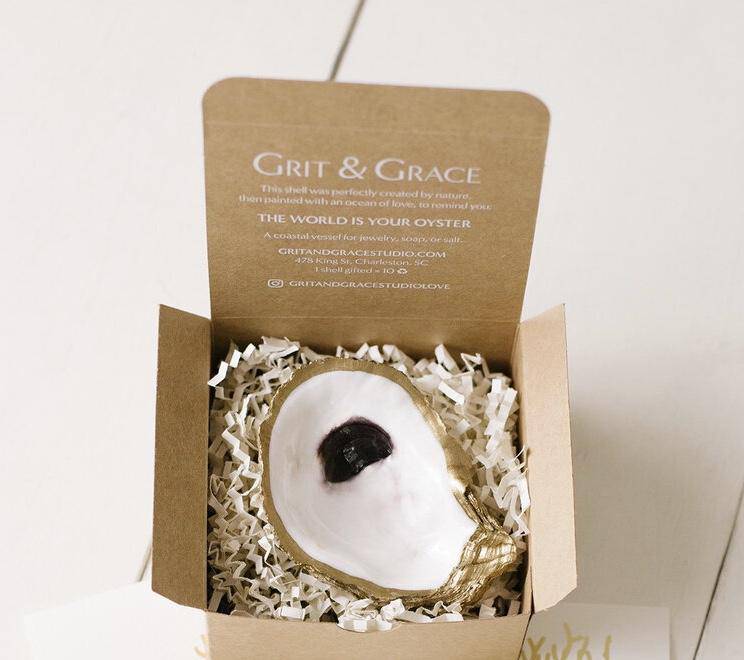 Grit & Grace Studio - Grit & Grace “The World Is Your Oyster"  Oyster Dish - Little Miss Muffin Children & Home