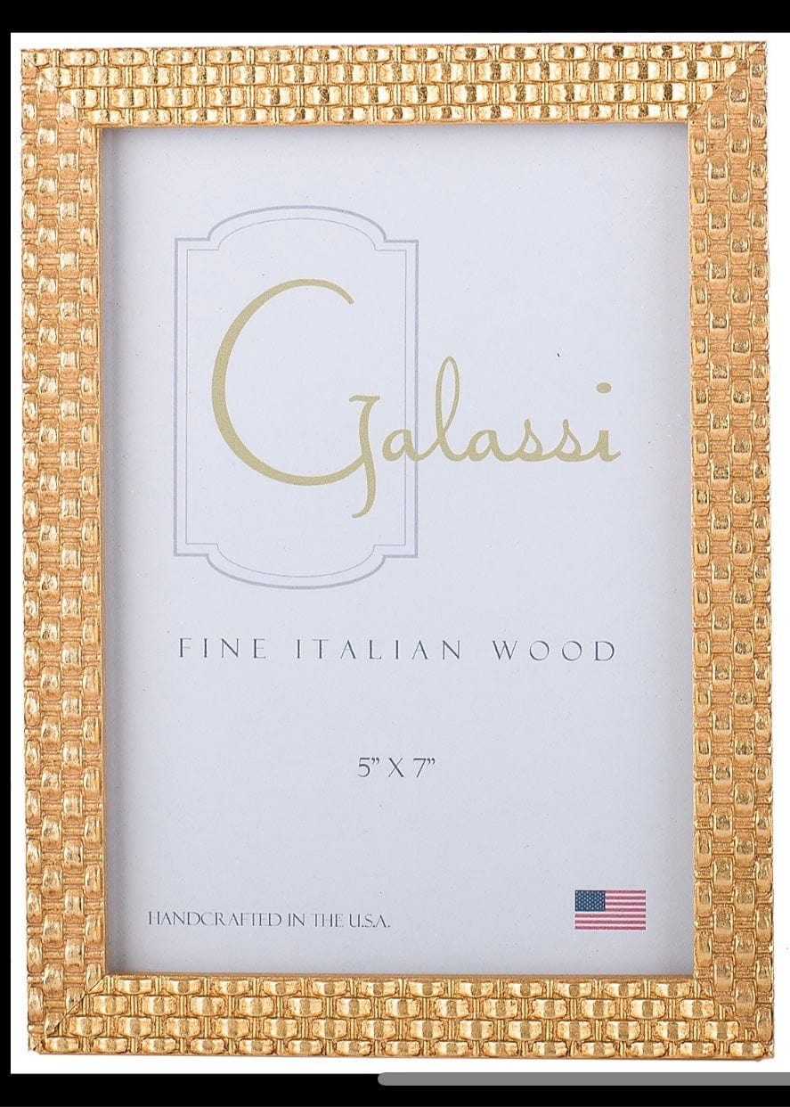 F. G. Galassi - F. G. Galassi Gold Weave Frame - Little Miss Muffin Children & Home