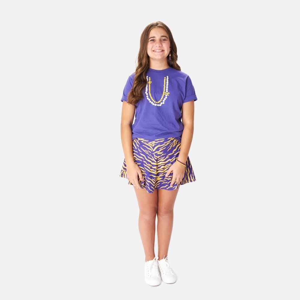 BTB - Bon Temps Boutique Bon Temps Boutique Tiger Stripe Sophia Skort - Little Miss Muffin Children & Home