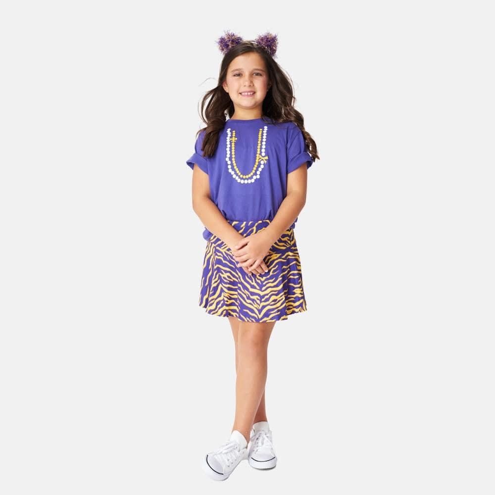 BTB - Bon Temps Boutique Bon Temps Boutique Tiger Stripe Sophia Skort - Little Miss Muffin Children & Home