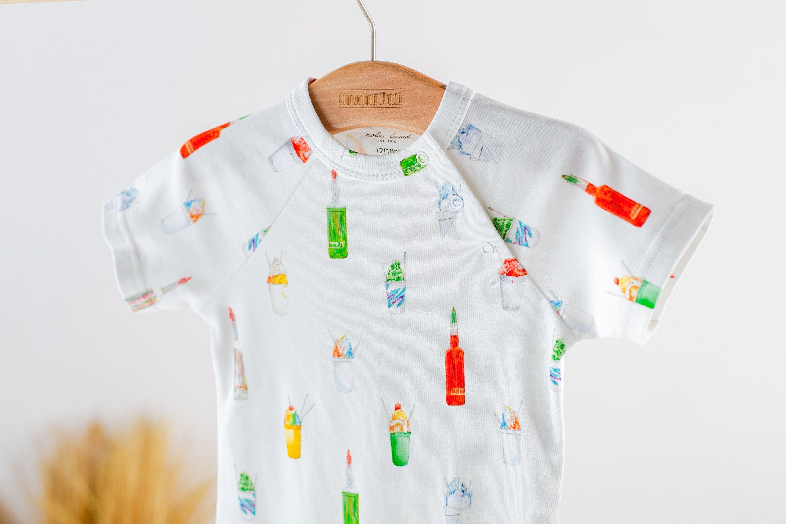 Nola Tawk Nola Tawk Sugar, Ice & Everything Nice Organic Cotton Onesie - Little Miss Muffin Children & Home