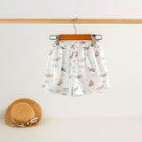 Nola Tawk Nola Tawk Just Plane Awesome Organic Muslin Shorts - Little Miss Muffin Children & Home