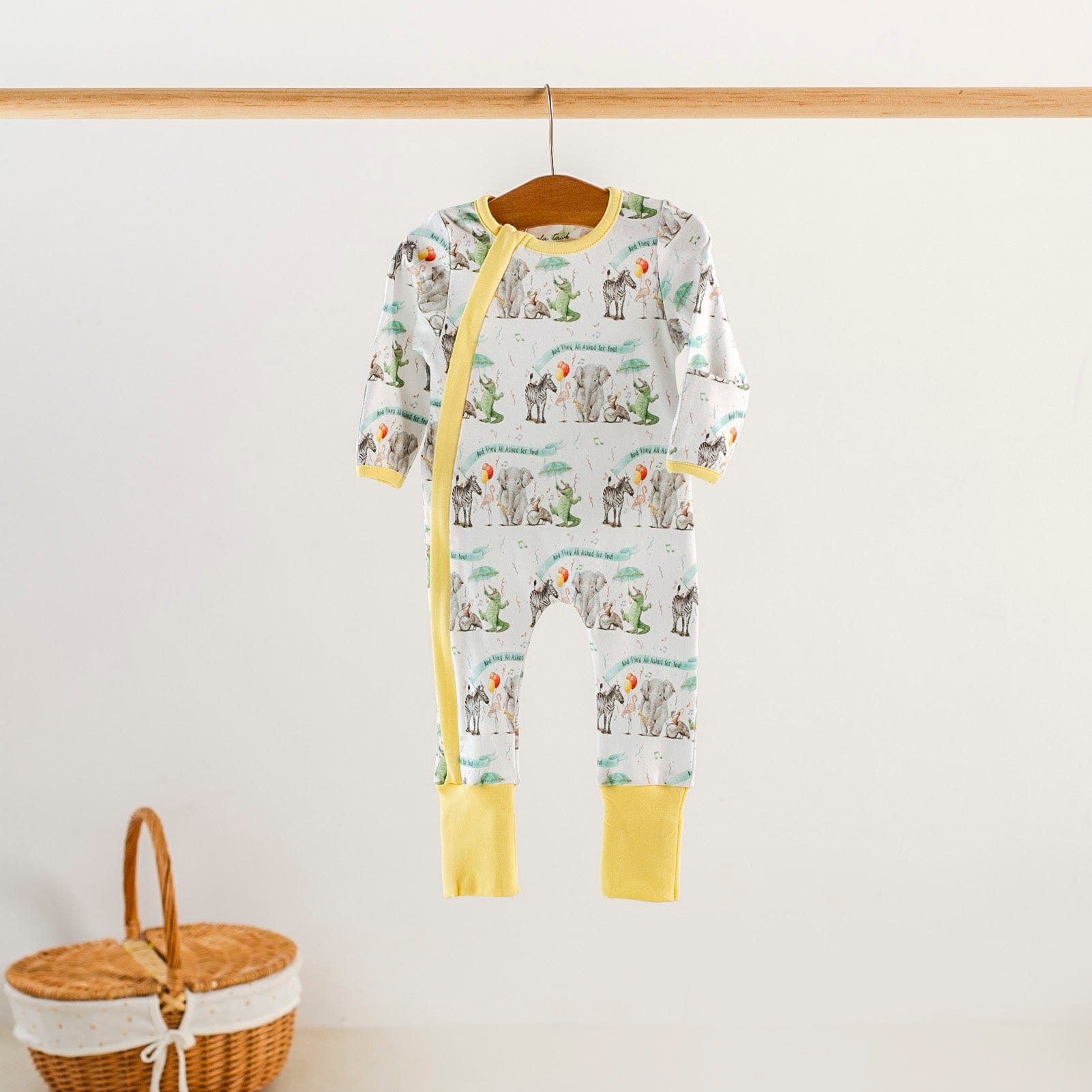 Nola Tawk Nola Tawk And They All Asked For You Organic Cotton PJ Set - Little Miss Muffin Children & Home