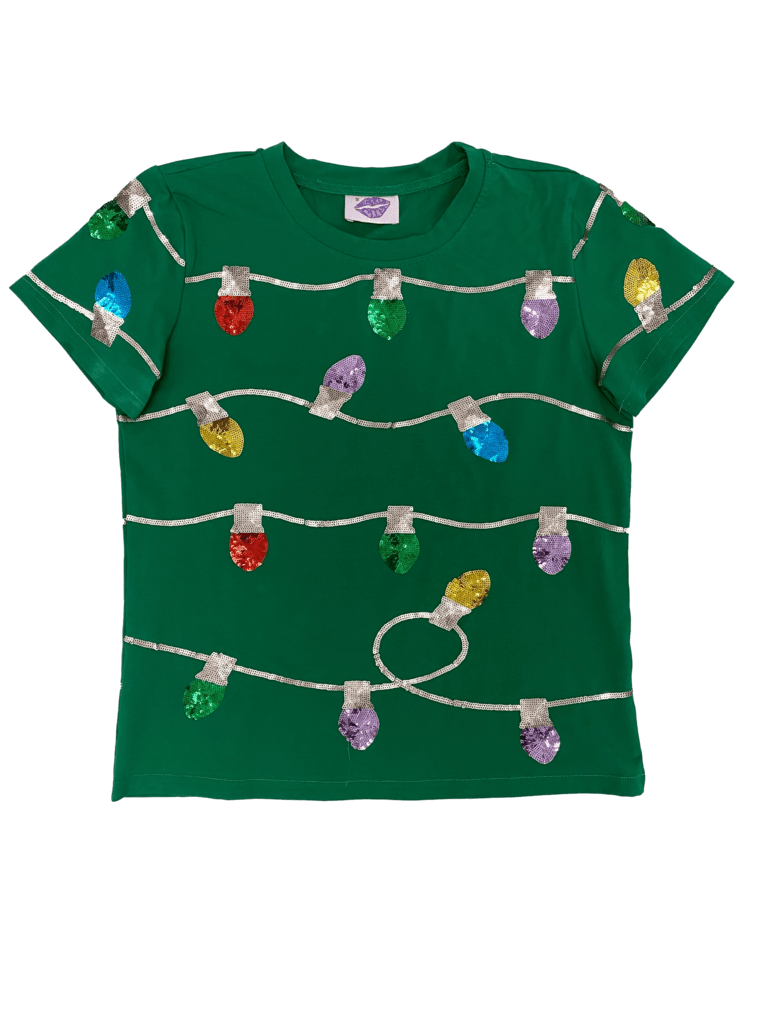 Sparkle City Sparkle City Christmas Lights Twinkle Tee - Little Miss Muffin Children & Home