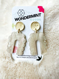 Wondermint Goods Wondermint Goods Everyday Scalloped Arch Earrings - Little Miss Muffin Children & Home
