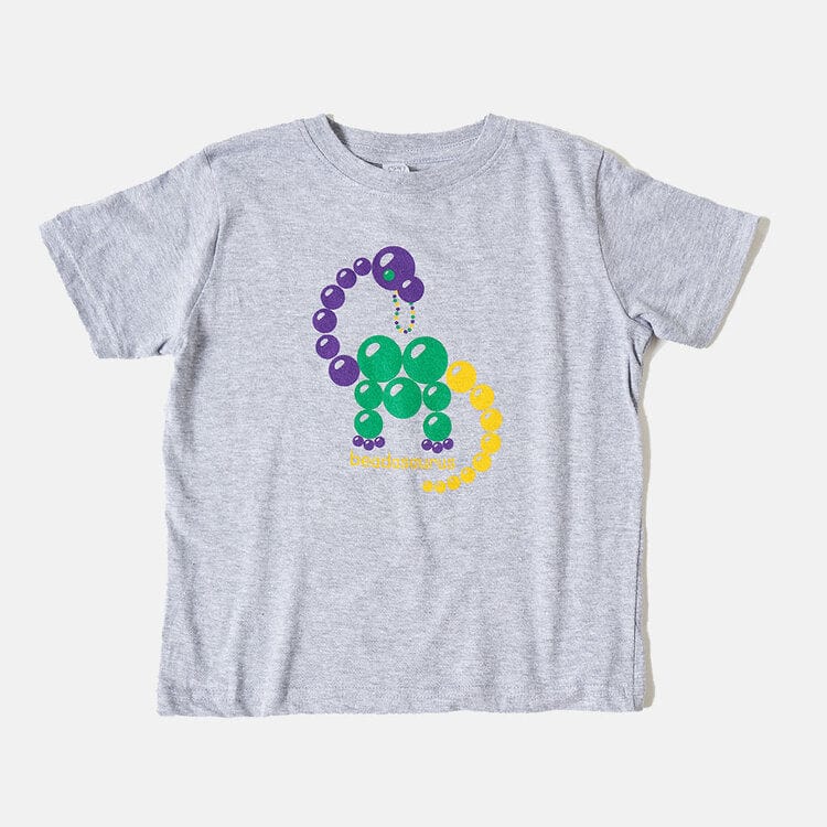 Bon Temps Boutique Bon Temps Boutique Mardi Gras Beadasaurus Classic Tee - Little Miss Muffin Children & Home