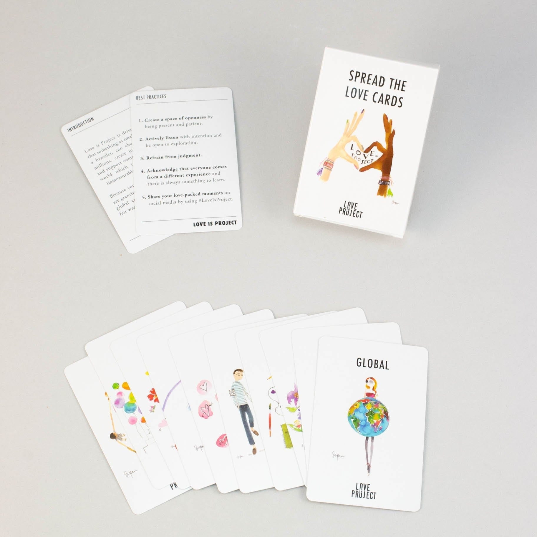Love Is Project Love Is Project Spread The Love Card Deck - Little Miss Muffin Children & Home