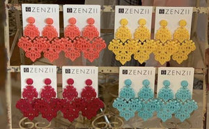 Zenzi - Two Tiered Circle Earring - Little Miss Muffin Children & Home