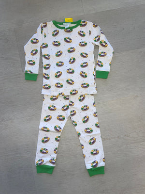 Lulu Bebe Lulu Bebe Mardi Gras King Cake Boy PJ Set - Little Miss Muffin Children & Home