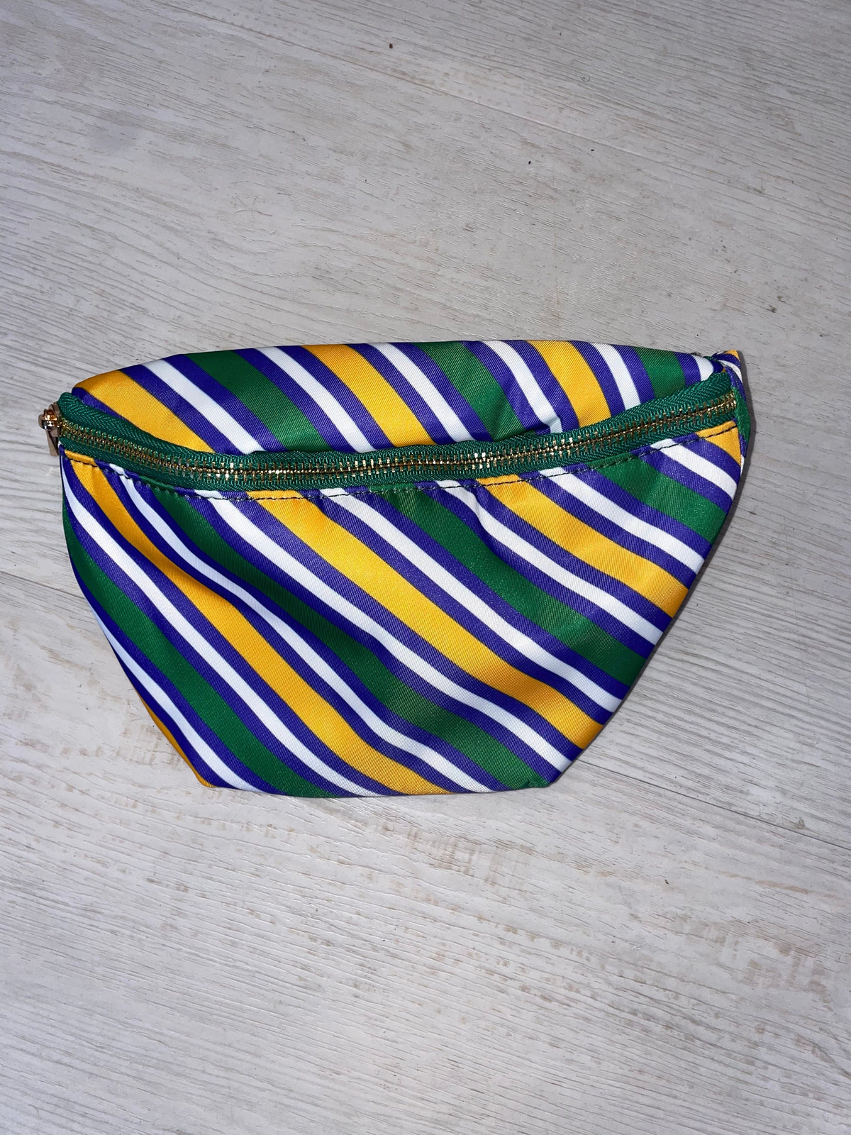 Bon Temps Boutique Bon Temps Boutique Mardi Gras Krewe Stripe Fanny Pack - Little Miss Muffin Children & Home