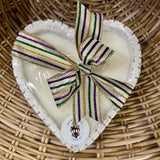 Southern Lights Southern Lights King Cake Heart Shaped Candle - Little Miss Muffin Children & Home