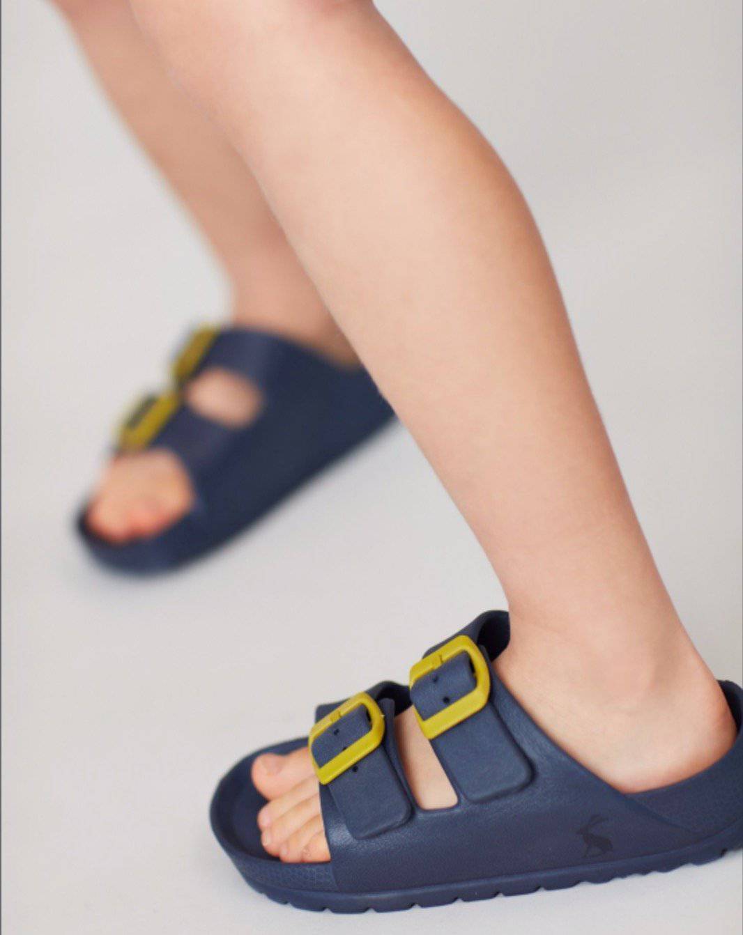 Joules - Joules French Navy Shore Footbed Slider - Little Miss Muffin Children & Home