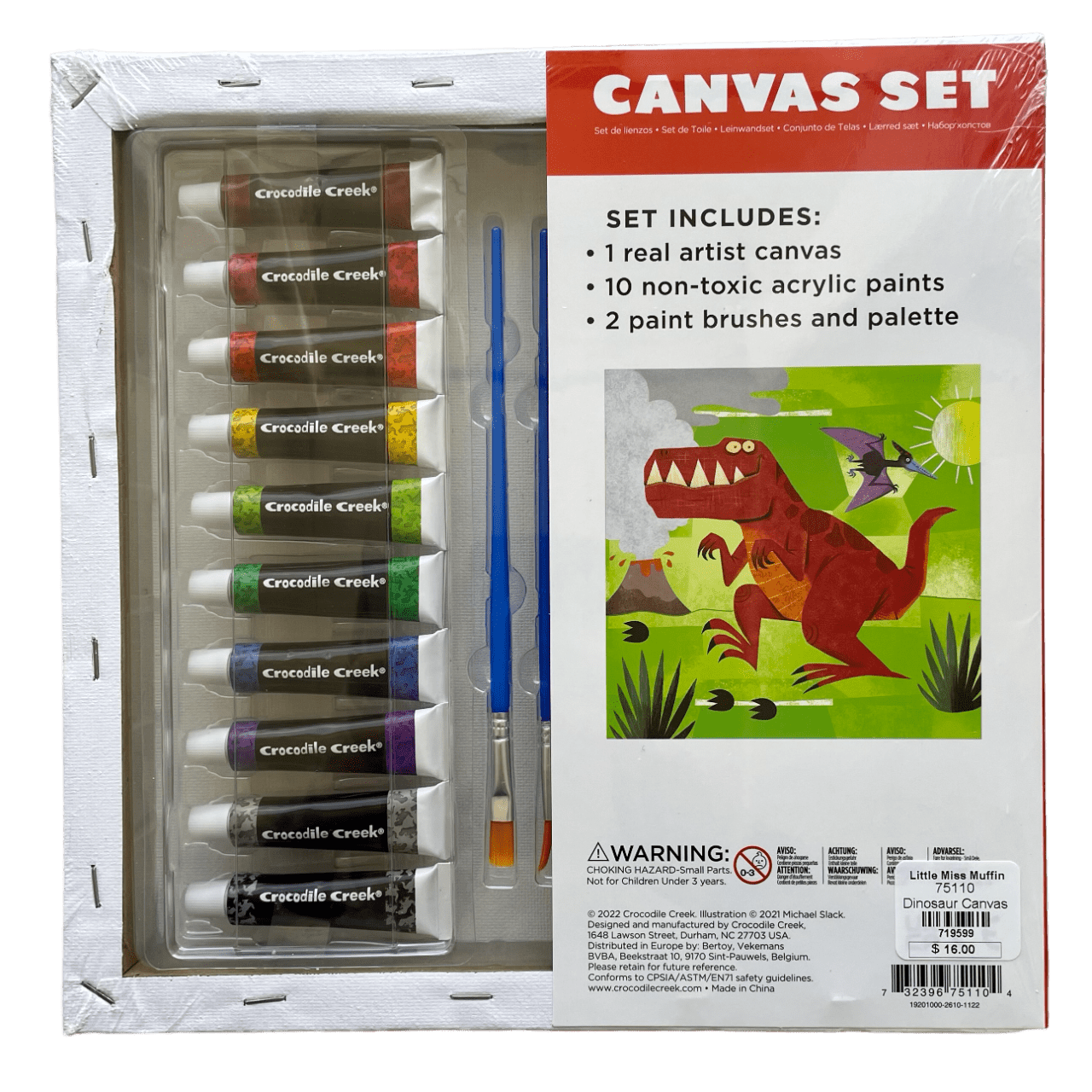 Anker Play Products Junior Artist Canvas and Paint Set – Little
