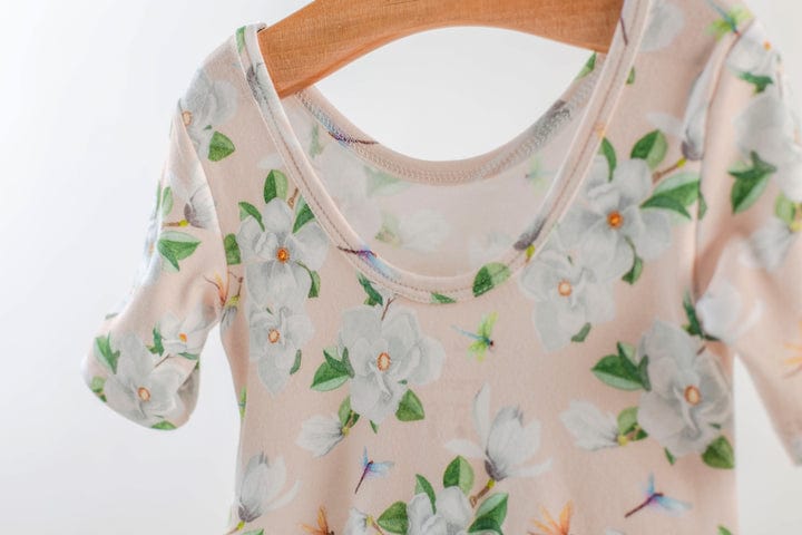 Nola Tawk Nola Tawk Pink Magnolia Organic Cotton Twirl Dress - Little Miss Muffin Children & Home