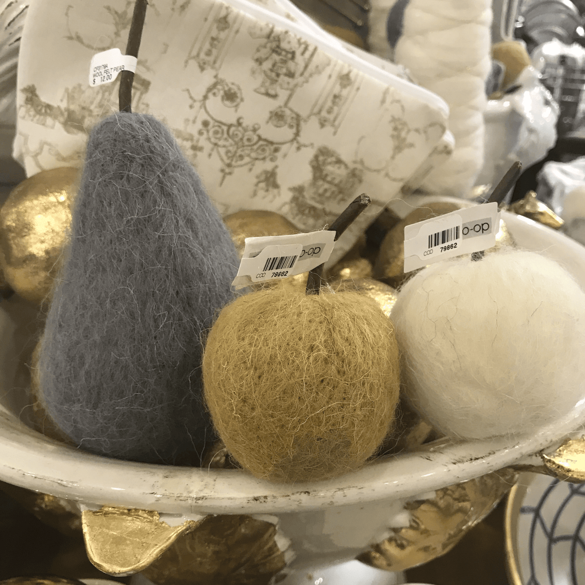 Creative Co-Op - Creative Co Op Decorative Wool Felt Fruit - Little Miss Muffin Children & Home