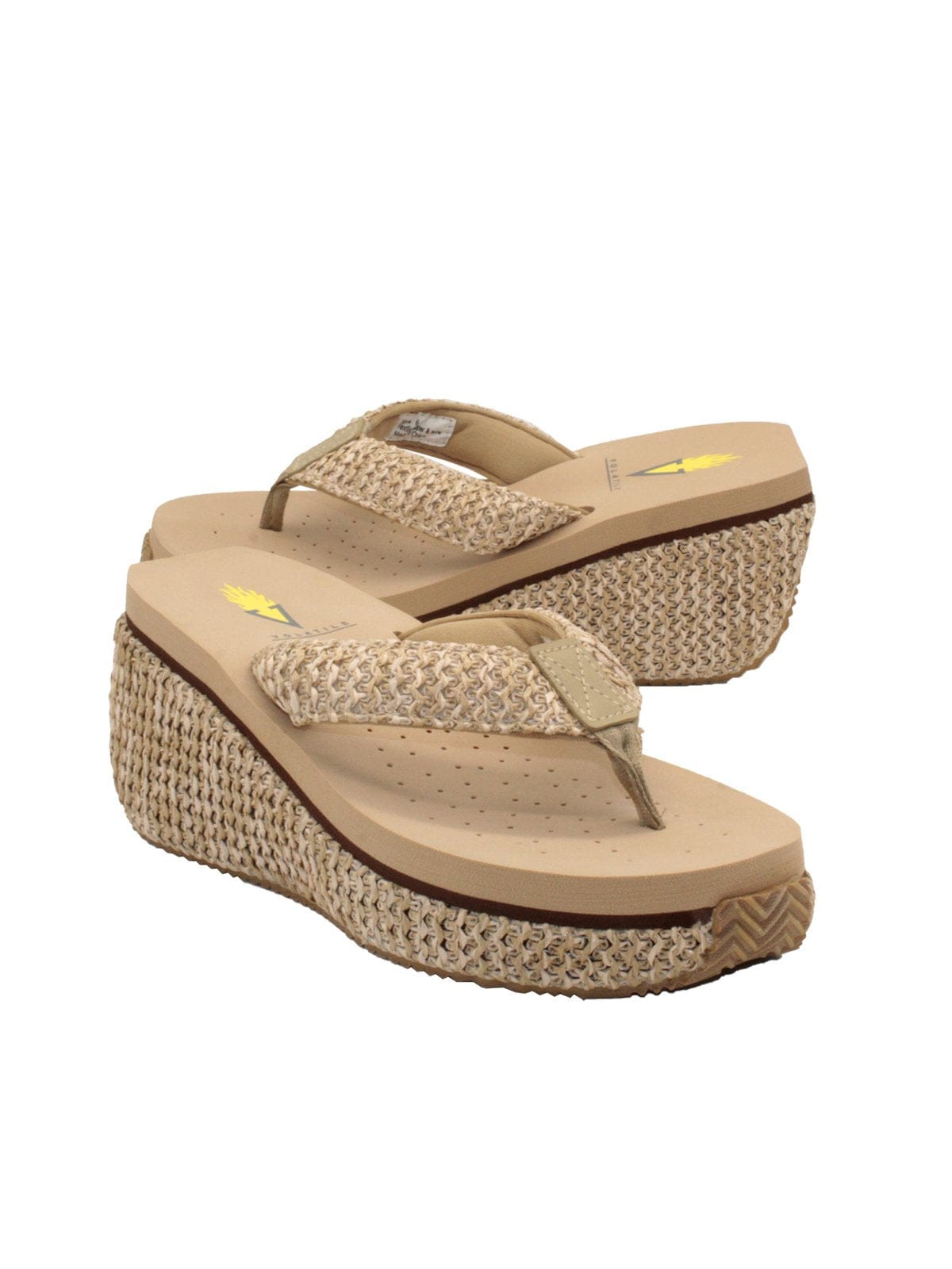 Volatile Shoes Volatile Island Raffia Wedge Sandal - Little Miss Muffin Children & Home