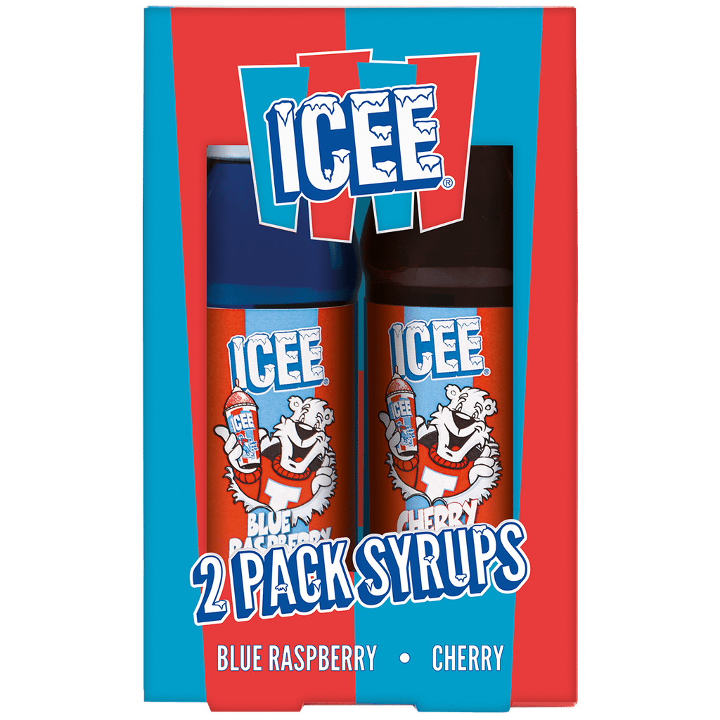 Iscream Iscream Icee® Blue Raspberry and Cherry Syrup Twin Pack Gift Set - Little Miss Muffin Children & Home