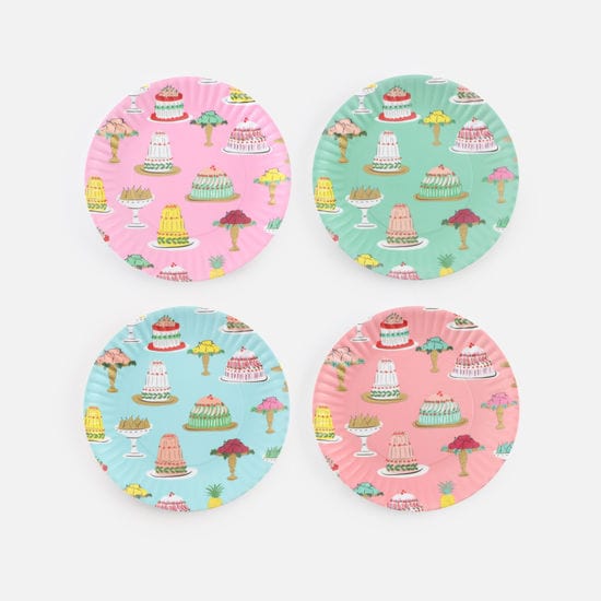 180 - 180 Degrees 180 Degrees Everyday Treats Plate Set 4 - Little Miss Muffin Children & Home