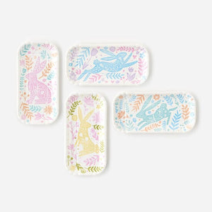 180 Degrees 180 Degrees Melamine Spring Fables Trays - Little Miss Muffin Children & Home