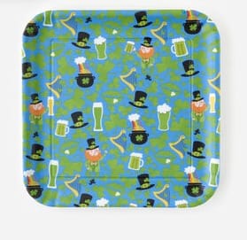 180 Degrees 180 Degrees St Patrick's Square Melamine Tray - Little Miss Muffin Children & Home