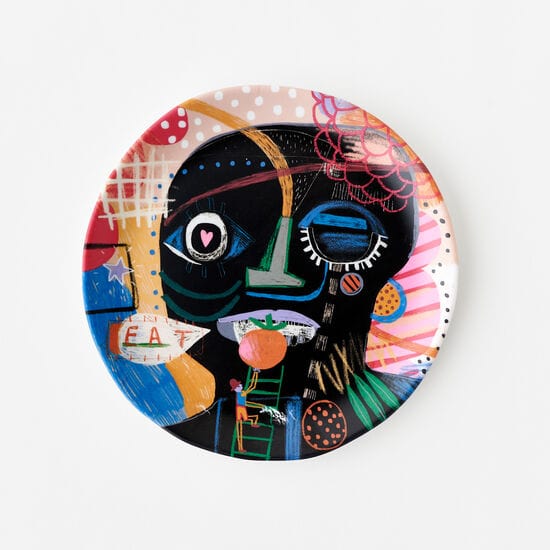180 Degrees 180 Degrees Basquiat Melamine Plate - Little Miss Muffin Children & Home