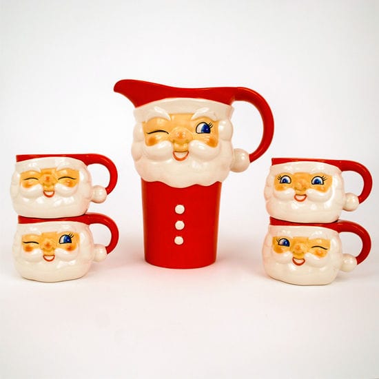 180 - 180 Degrees 180 Degrees Santa Pitcher & Cups Set - Little Miss Muffin Children & Home