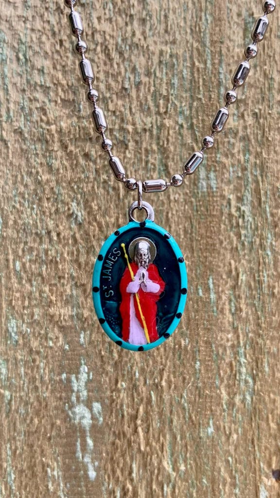 Saints For Sinners Saints For Sinners Saint James Hand Painted Medal - Little Miss Muffin Children & Home