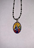 Saints For Sinners Saints For Sinners Saint John of God Hand Painted Medal - Little Miss Muffin Children & Home