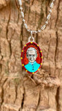 Saints For Sinners Saints For Sinners Saint Josemaria Escriva Hand Painted Medal - Little Miss Muffin Children & Home