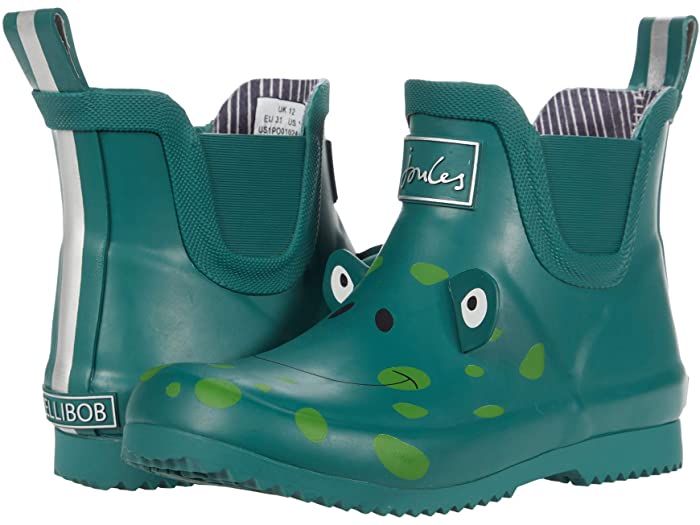 Joules Junior Green Frog Wellibob Little Miss Muffin